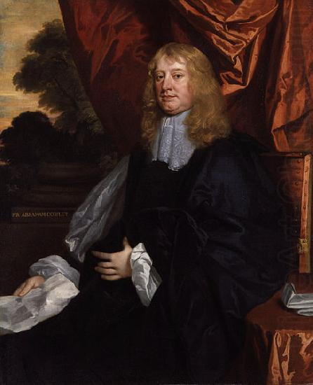 Sir Peter Lely Portrait of Abraham Cowley oil painting picture